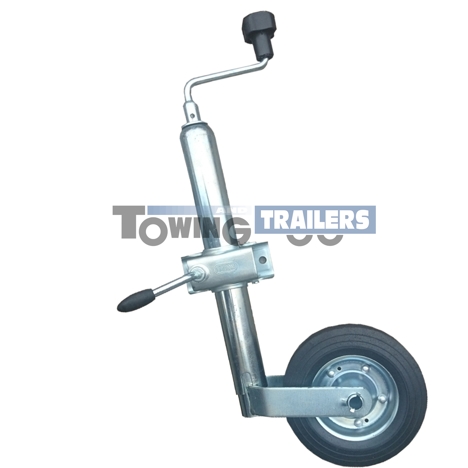 34mm trailer jockey wheel and clamp For Franc trailers Free p/p 